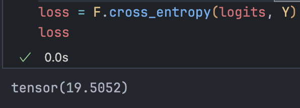 Cross entropy comparison