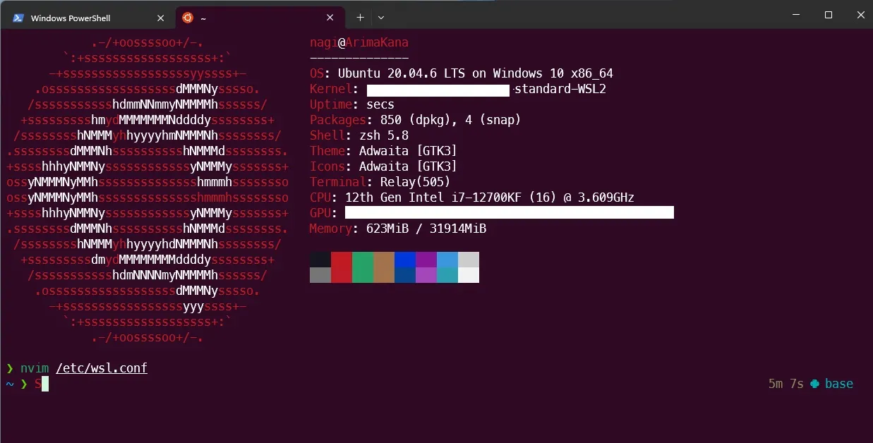WSL2 配置 Ubuntu20.04